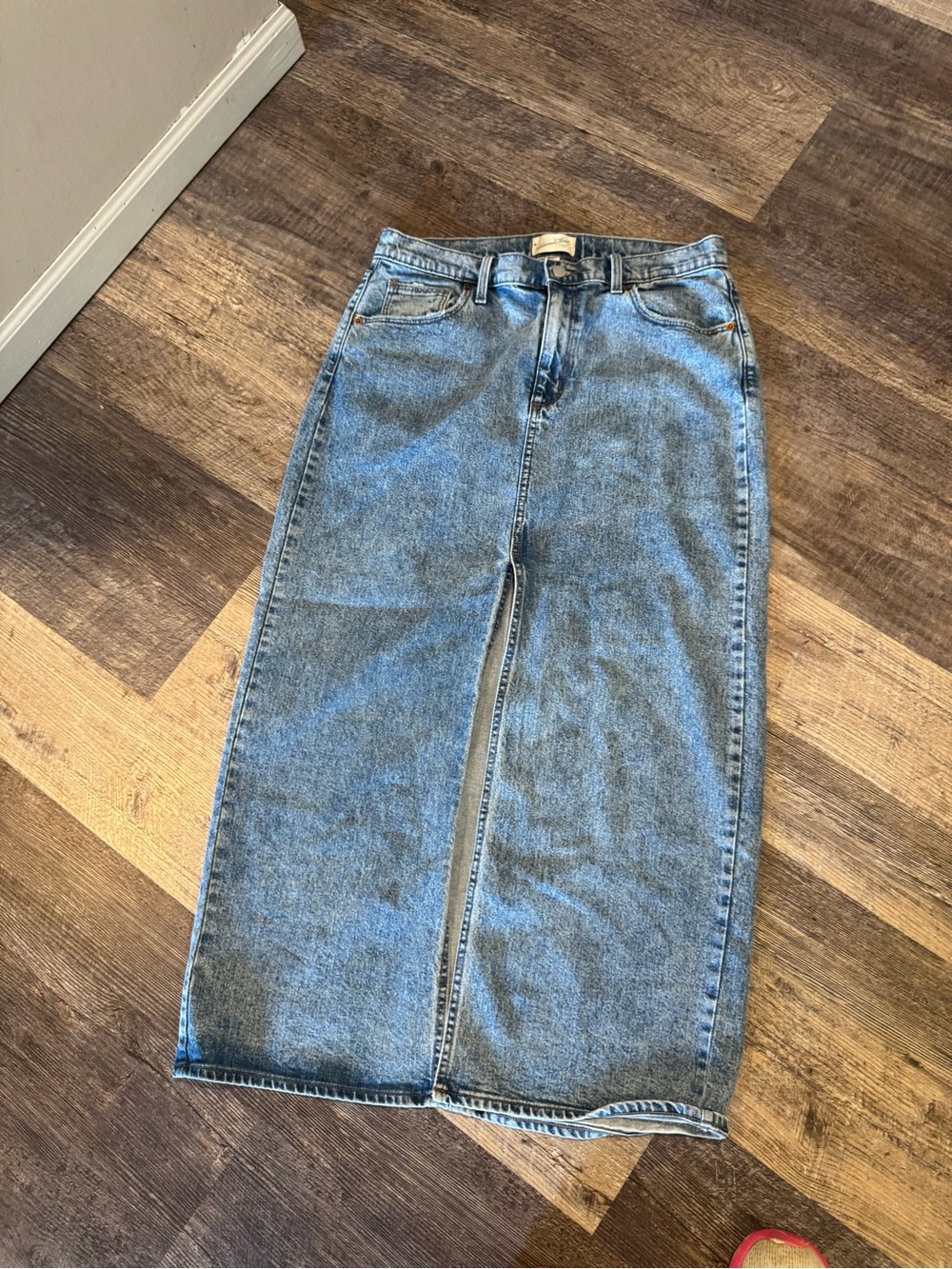 Universal Thread Light Blue Denim Maxi Skirt